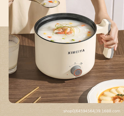 Electric Cooking Pot Student Home Kitchen Dormitory Multi-functional Electric Wok Integrated Pot Non-stick Pot Noodle Cooking Porridge Electric Hot Pot