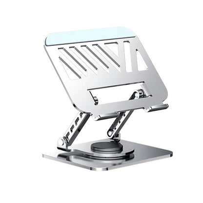 All-metal laptop bracket carbon steel 360-degree rotating foldable lifting desktop flat support frame