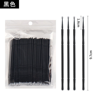 Wholesale Eyelash Extension Cotton Swabs, Disposable Small-Headed Eyelash Cleaning Cotton Sticks, Makeup Removal, Beauty Eyelash Micro Brushes