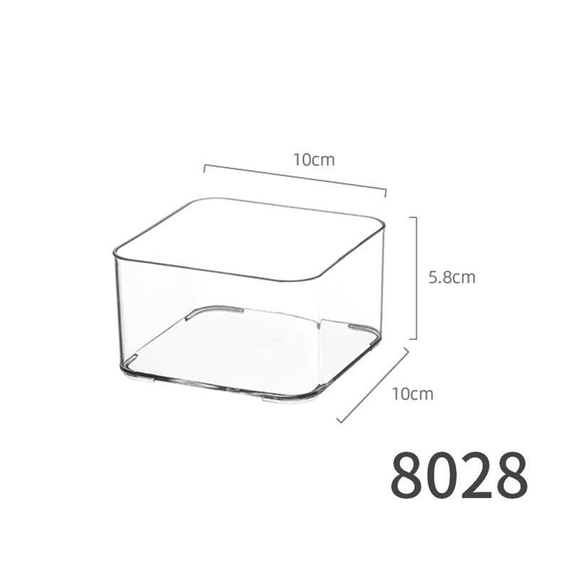 Desktop Storage Box Dormitory Cosmetics Transparent Basket Acrylic Drawer Mask Organizer Box Snack Sundry Storage Rack
