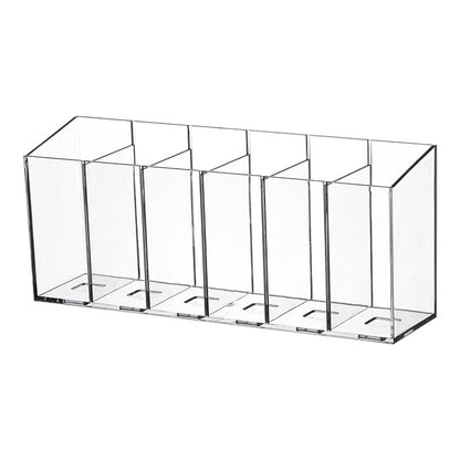 [Multiple Specifications] Transparent Square Storage Tube Detachable Cosmetics Organizer Box Cosmetics Storage Rack Mi Mu