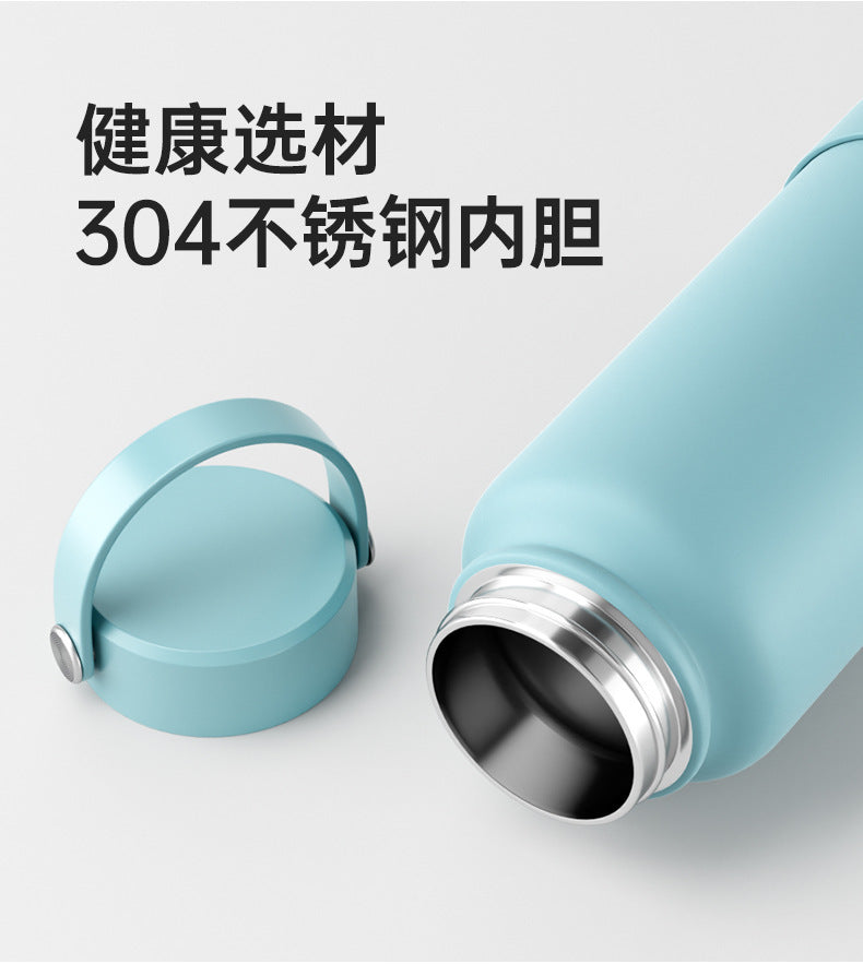 Space Kettle Thermos Cup with Large Capacity, Customizable Pattern and Logo, Stainless Steel Sports Portable Water Bottle Wholesale