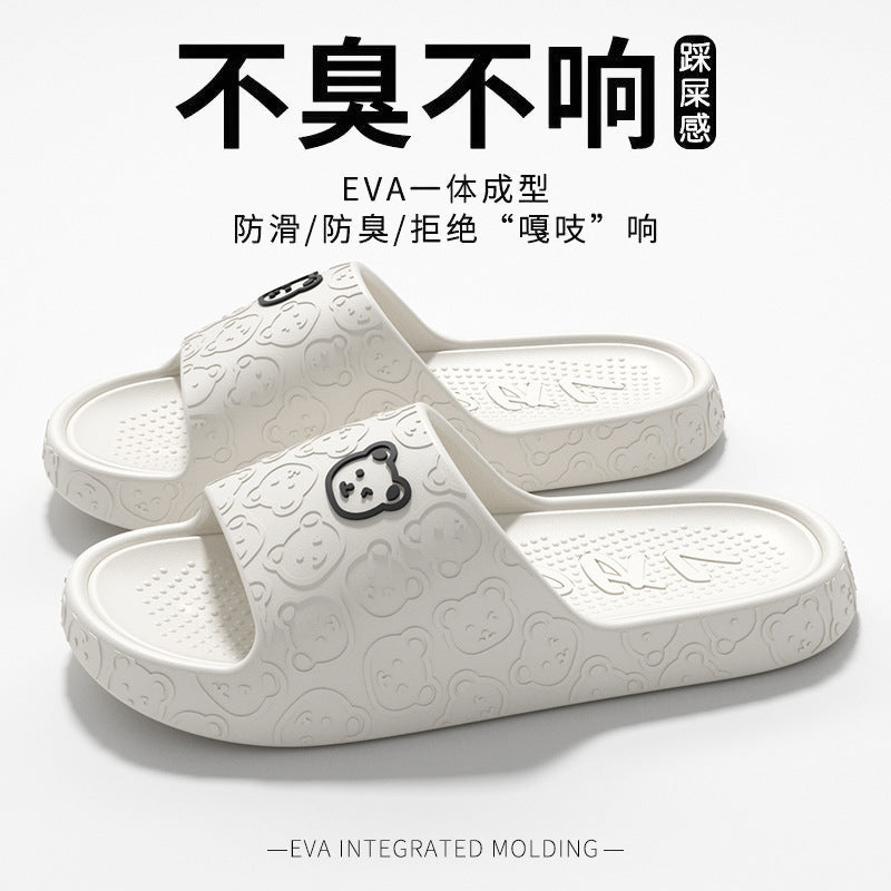Eva Sandals for Women Summer Home Bathroom Non-Slip Thick Sole Non-Stinky Feet Outer Wear Slippers Wholesale Couple Men