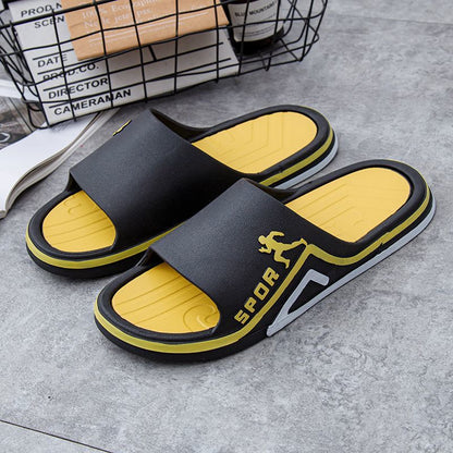 Men's Slippers Summer New Thick Bottom Non-Slip Home Indoor Couple Household Sandals and Slippers Men's Summer Outfit