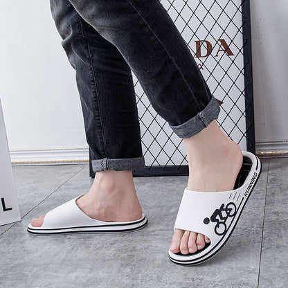 Men's Slippers Summer New Thick Bottom Non-Slip Home Indoor Couple Household Sandals and Slippers Men's Summer Outfit