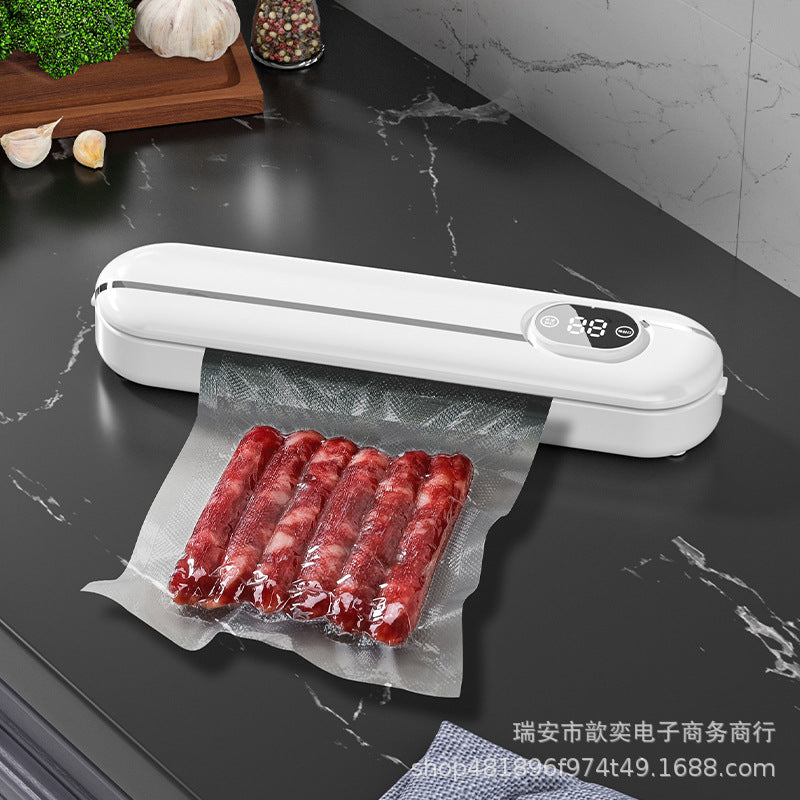 Cross-border vacuum packaging machine household automatic vacuum sealing machine small mini plastic sealing machine portable kitchen fresh-keeping Machine