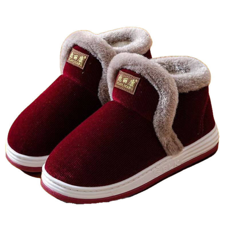 All-Inclusive Handmade Cotton Slippers for Women, Autumn and Winter Home Indoor Warm Dad Old Cotton Shoes Wholesale for Middle-Aged and Elderly Men