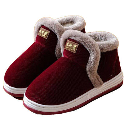 All-Inclusive Handmade Cotton Slippers for Women, Autumn and Winter Home Indoor Warm Dad Old Cotton Shoes Wholesale for Middle-Aged and Elderly Men