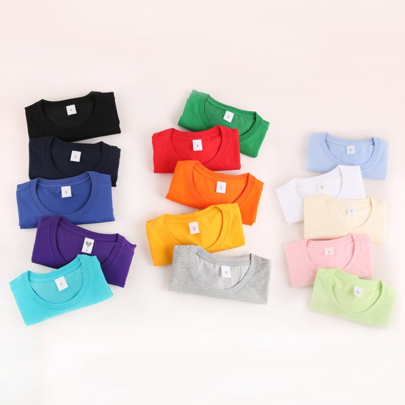Loose-Fitting | 50-Count Double Yarn T-Shirt Ice Silk Cotton Round Neck Short-Sleeve T-Shirt Moisture-Wicking Business Casual Half-Sleeve for Men