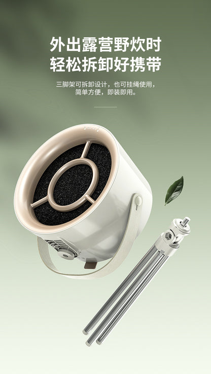 Desktop kitchen ventilator small portable lightweight hot pot barbecue mini household Mobile