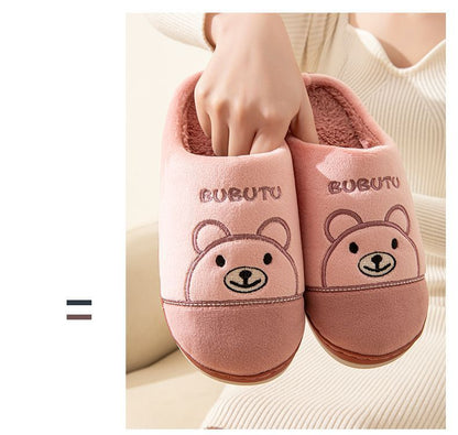 New 2025 Cotton Slippers for Men and Women, Winter Thick-Soled Non-Slip Indoor Warm Home Slippers for Men and Couples