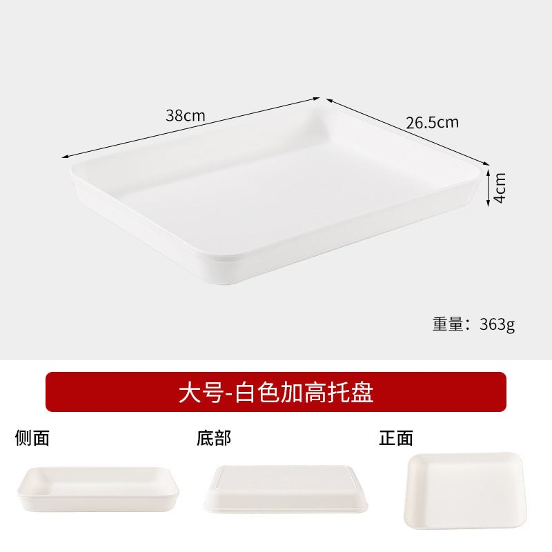 Commercial Deepening Tray Rectangular Kindergarten Plastic Storage Tray for Hot Pot Food Preparation Tray with Marinated Flavor Marinated Dishes Display Tray