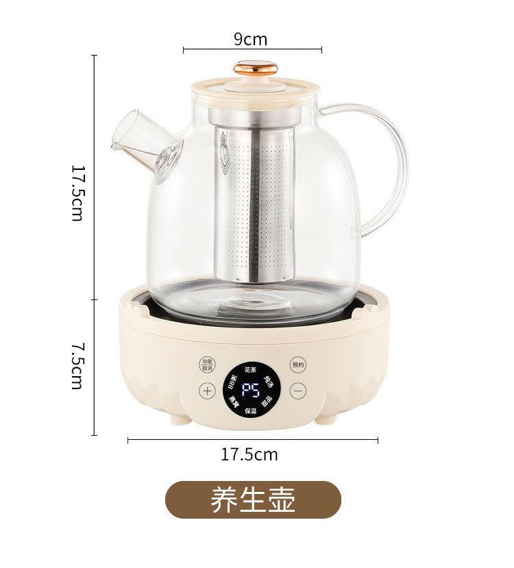 Factory Direct Supply Glass Health Pot Home Multifunctional Office Fully Automatic Mini Tea Maker Gift Boiling Water