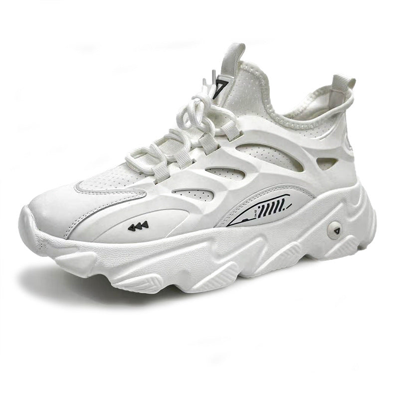 Lion Eagle Dell Torre Shoes Men's Shoes Breathable 45 Thick Bottom Black Plus Size 46 Joker 47 Casual Shoes 48 sneaker