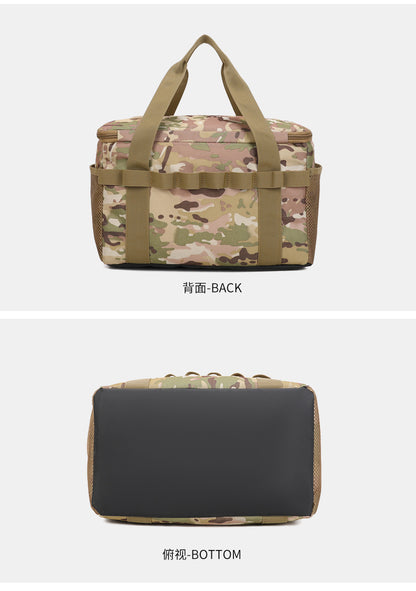 in stock Niuniu Outdoor Camping Storage Bag Large Capacity Camouflage Handbag Tear Resistant Material Tactical Bag Wholesale