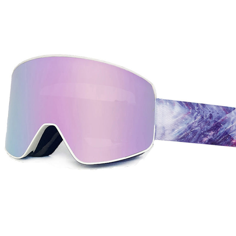 New in stock Magnetic Ski Glasses Double-layer Anti-fog Anti-snow Blindness Canker Myopia Ski Goggles Unisex Snow Goggles