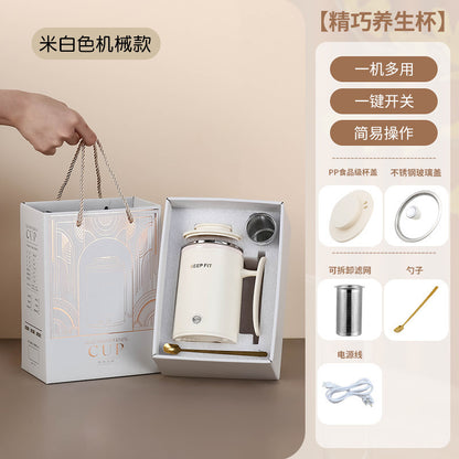 Portable Boiling Cup for Tea Mini Timing Electric Stew Kettle Electric Stew Health Cup Stew and Boiling Integrated Automatic Electric Boiling Cup