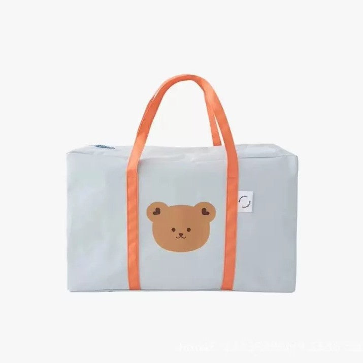Ins Animal Head Kindergarten Bedding Storage Bag Organizer Bag Large Capacity Packing Bag Portable Travel Storage
