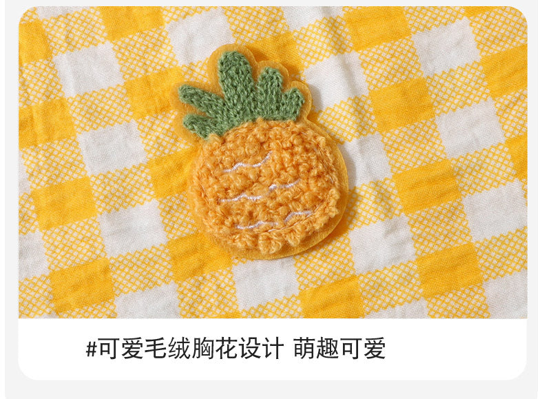Boys and Girls Cloud Cotton Home Clothes Set Summer Cardigan Cartoon Kidsren's Pajamas Tops Pants Spring & Fall Two-Piece Set