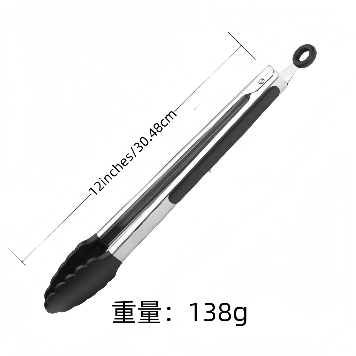 Cross-border Clip Kitchen Barbecue Clip Food Clip Silicone Clip Anti-scalding Clip Bread Fried Steak Clip Barbecue Clip