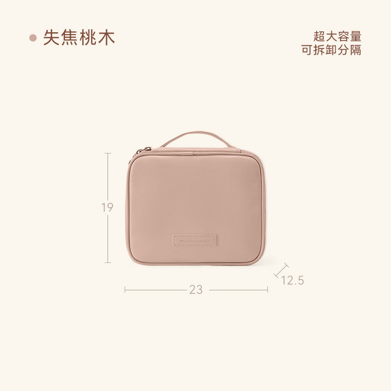 Cosmetic Bag Women's 2025 New Portable Cosmetic Case Travel Cosmetic Brush Bag Large Capacity Cosmetic Storage Bag High-end