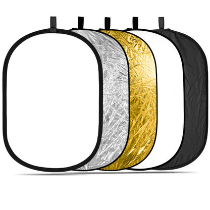 Reflector Photographing Light Plate Round Folding Portable Flexible Light Plate Photographing Live Portraits Mini Covering Light Plate