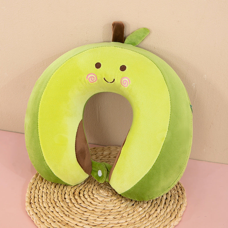 Neck Pillow Travel Memory Foam U-shaped Pillow Cartoon Gift Sponge Sleeping Neck Pillow Embroidery Slow Rebound Nap Pillow