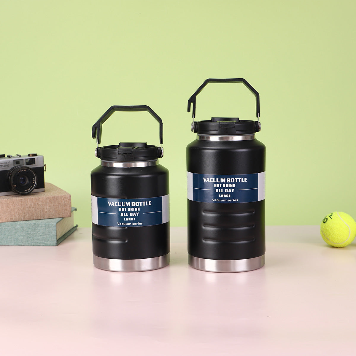Cross-Border New 304 Stainless Steel Thermos Cup Large Capacity Ton Barrel Outdoor Portable Ice Bucket Wholesale
