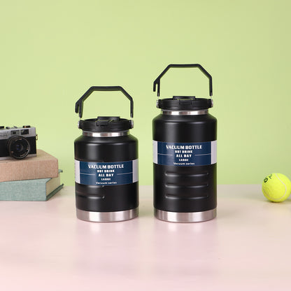 Cross-Border New 304 Stainless Steel Thermos Cup Large Capacity Ton Barrel Outdoor Portable Ice Bucket Wholesale