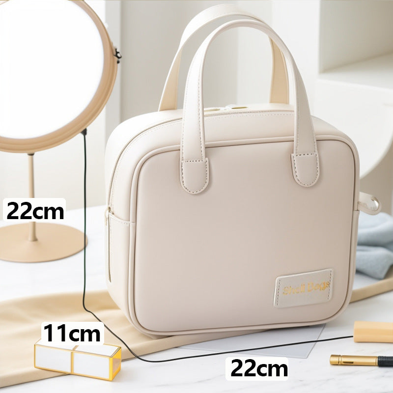 Cosmetic Bag Large Capacity Women's 2023 New Travel Portable Toiletry Cosmetic Brush Cosmetic Storage Bag Small