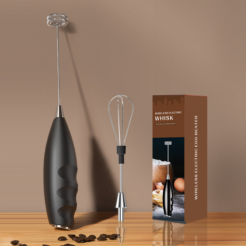 Carefully Selected Cross-Border Dual-Stick Milk Frother, Coffee Cream Mixer, Household Wireless Egg Beater, Baking Milk Frother
