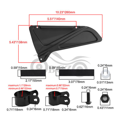 Motorcycle accessories suitable for REBEL REBEL CMX300 modified front fork cover engine side cover side plate