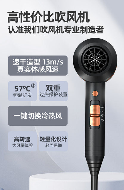 Manufacturer Wholesale Amazon Hair Salon Hair Dryer Cross-Border 2400W Barber Shop Hairdressing High Power Hair Dryer Wholesale