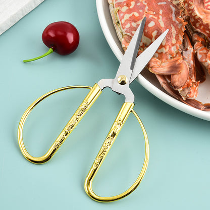 Crab Eight Pieces Stainless Steel Crab Eating Tools Crab suit Crab Pick Hairy Crab Crab Pliers Dismantling Crab Tools Gift Box suit