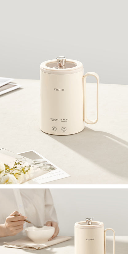Portable Boiling Cup for Tea Mini Timing Electric Stew Kettle Electric Stew Health Cup Stew and Boiling Integrated Automatic Electric Boiling Cup