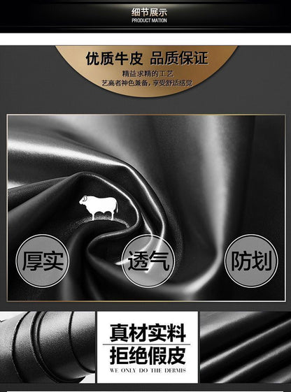 [100% full cowhide] leather shoes men's business formal wear men's leather shoes casual slip-on soft bottom work men's shoes