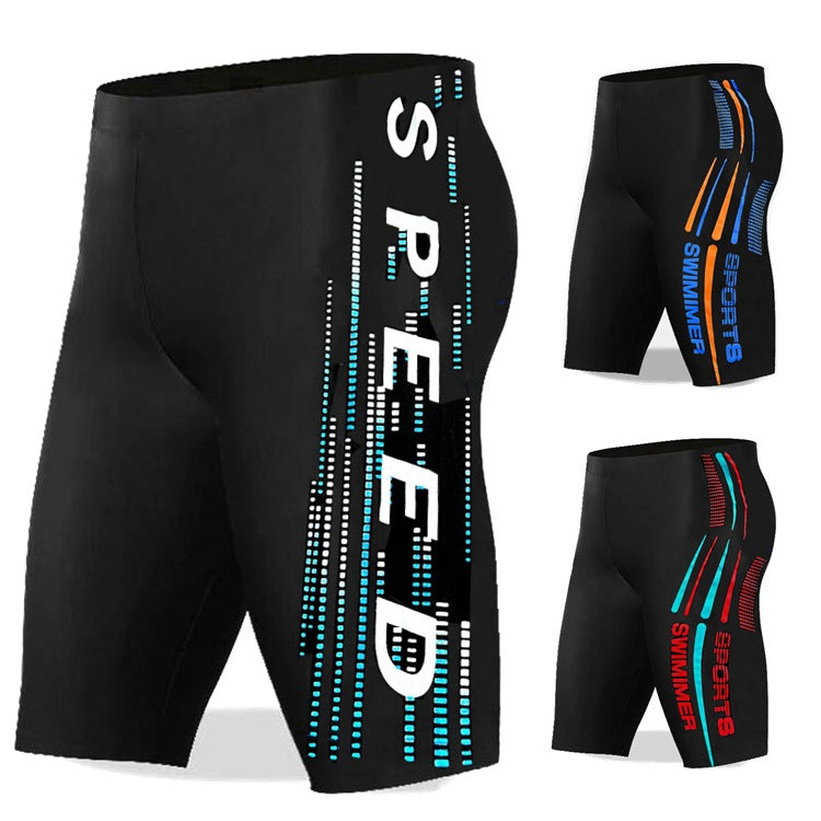 Men's Swimming Trunks New Arrival Pants Quick-Drying Elastic Anti-Drying Seaside Holiday Swimming Beach Trunks Casual Swimming Trunks