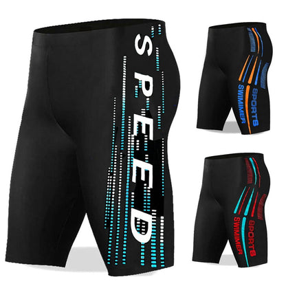 Men's Swimming Trunks New Arrival Pants Quick-Drying Elastic Anti-Drying Seaside Holiday Swimming Beach Trunks Casual Swimming Trunks