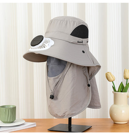 New Sun Hat for Men and Women in Summer, Uv Protection, Neck Protection, Sun Protection, Solar Fan Hat, Outdoor Mountaineering Fisherman Hat