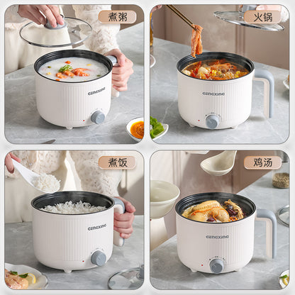 Multi-functional Electric Cooking Pot Household Dormitory Small Electric Pot for Cooking Noodles and Cooking Pot Small Quick-heating Pot Mini Electric Cooking Pot