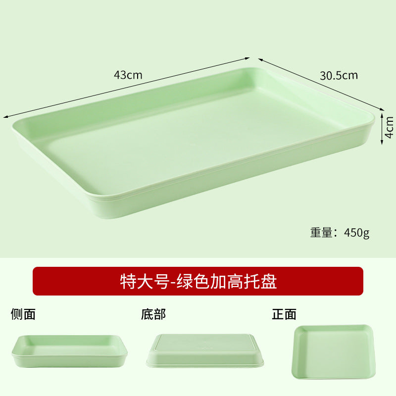 Commercial Deepening Tray Rectangular Kindergarten Plastic Storage Tray for Hot Pot Food Preparation Tray with Marinated Flavor Marinated Dishes Display Tray