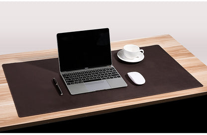 Thickened Crazy Horse leather computer table mat desk leather mouse pad cowhide laptop comfortable non-slip leather pad