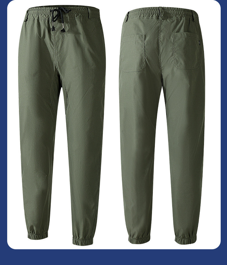 Summer stretch suit quick-drying sweat-absorbent work clothes air-conditioning cool labor protection work clothes wear-resistant breathable tooling