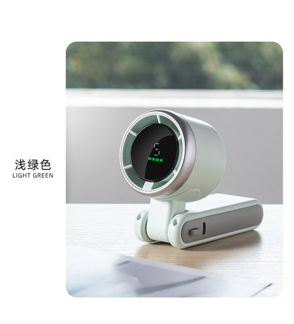 Popular Outdoor Handheld Mini Fan Desktop Fan Brushless Motor Hanging Neck Small Fan Cross-Border Hot Model