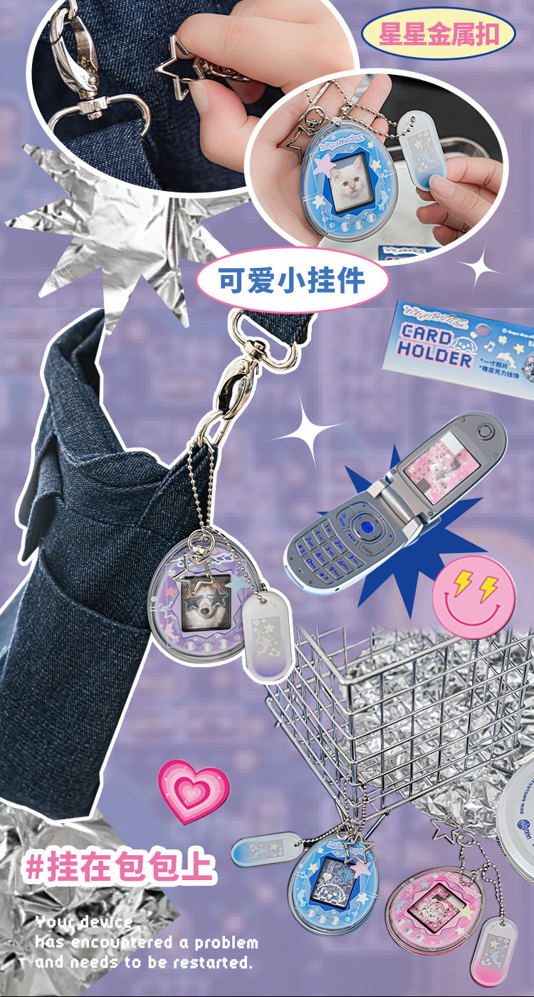 OOPSDAY Rest Day Tamagotchi Inch Photo Card Set American Vintage Hanging Star Chaser Mini Card Set