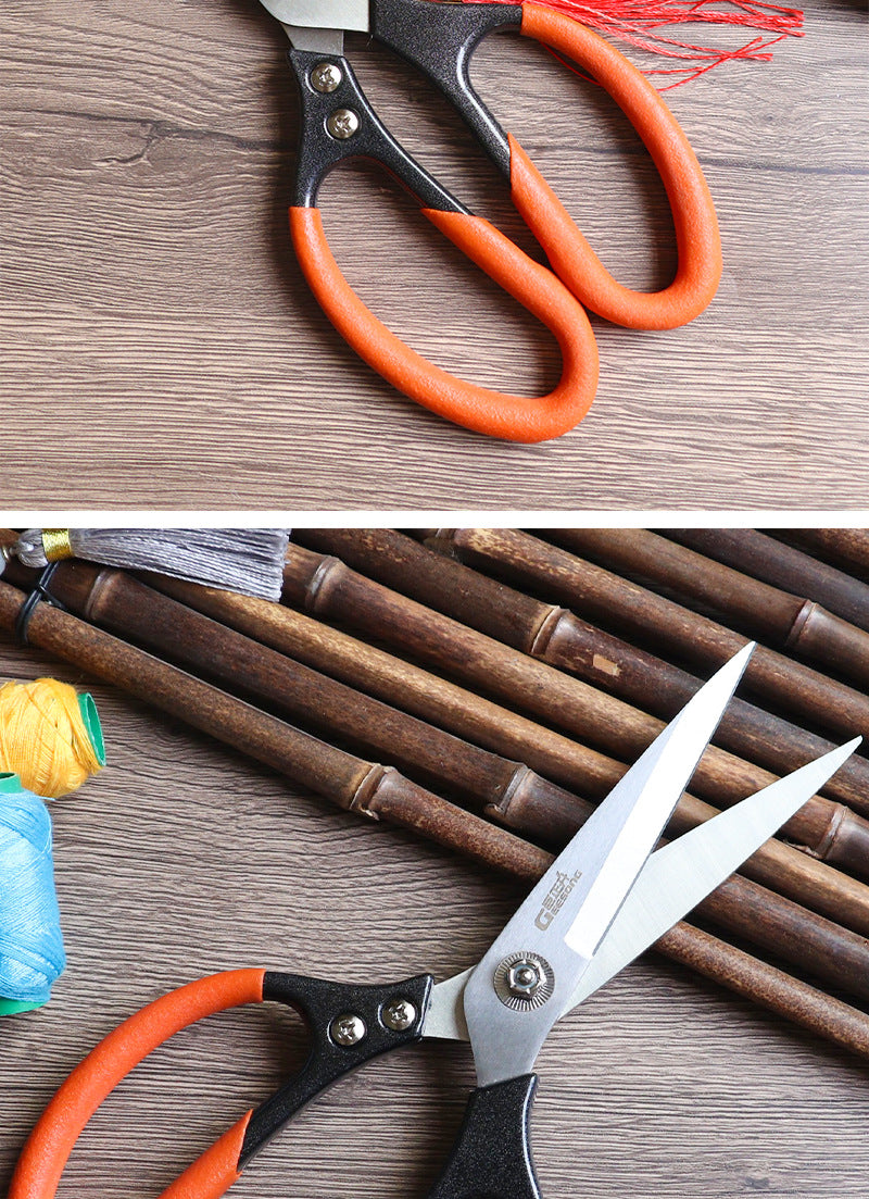 Juzhengsheng Sk5 High Carbon Steel Multifunctional Industrial Kitchen Scissors Chicken Bone Tailor Electrician Genuine Sharp and Durable Scissors