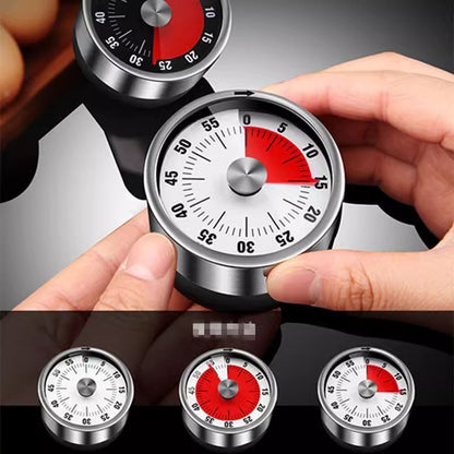 Visual Timer Kitchen Mechanical Timing Learning Children's Kitchen Reminder Magnetic Cooking Stopwatch Alarm Clock