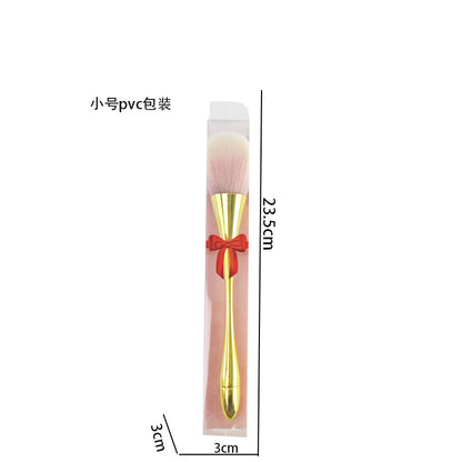 Source Manufacturer Golden Small Waist Blush Brush Loose Powder Brush Super Large Soft Hair Powder Makeup