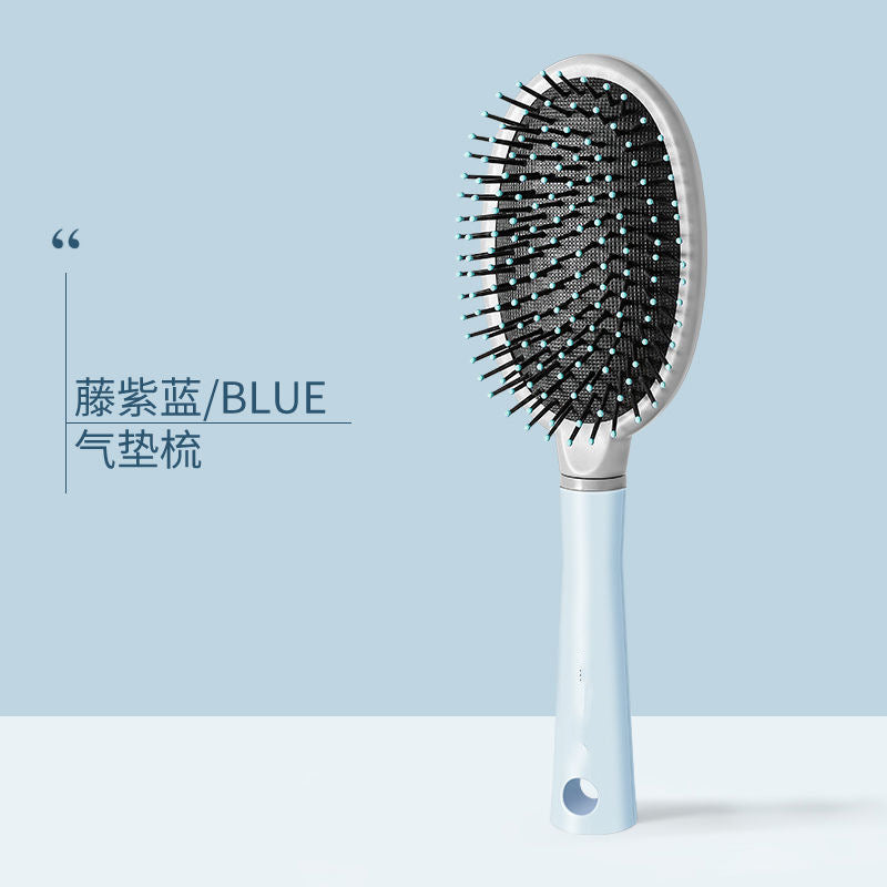 Comb Women's Household Portable Straight Hair Comb Airbag Comb Men's Curly Hair Massage Meridian Fluffy Hollow Cleaning