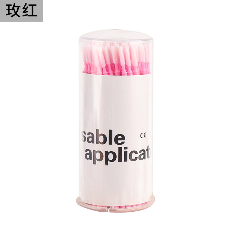 New wholesale long head cotton swab eyelash tattoo nail cleaning cotton swab eyelash disposable long thread cotton swab